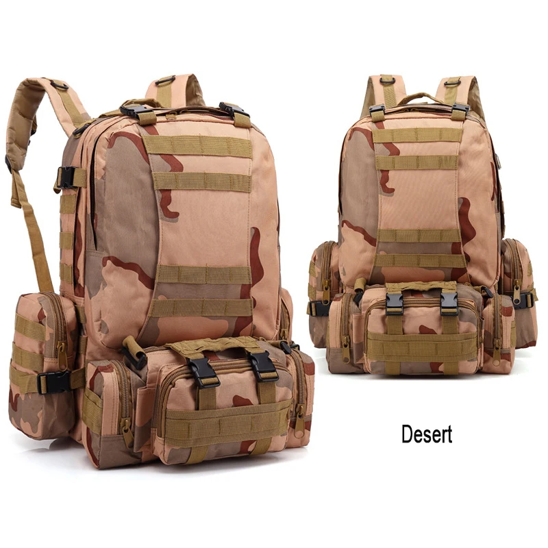 Waterproof outdoor military backpack hiking travel bag
