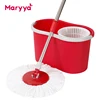 Customizable Maryya 360 Double Spin Magic Hand-pressure Round Mop with Basket