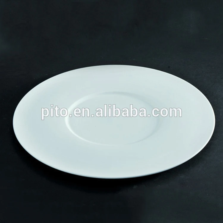 Royal Ware bone china round plates , porcelain show plates for main dish