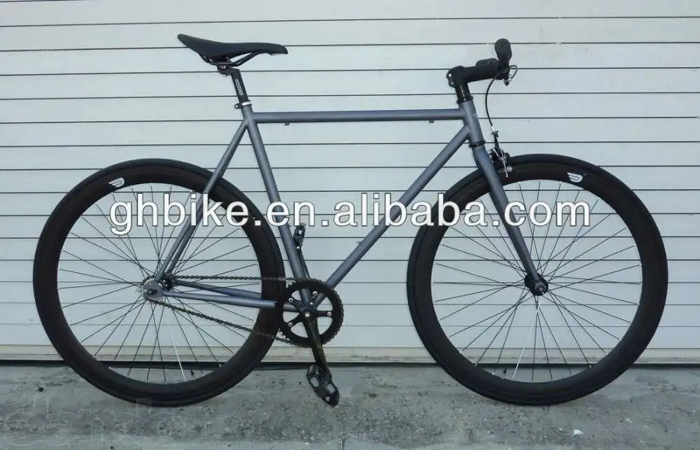 grey fixie bike