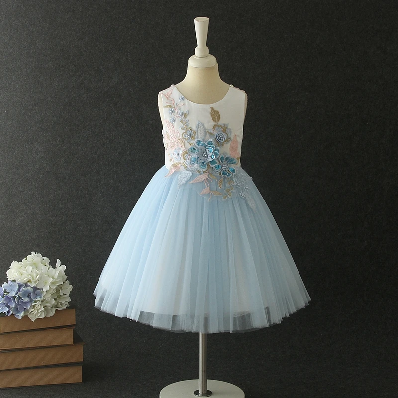 Summer Frock Designs Pictures 3 Year Old Girls Lace Kids Short Sleeves