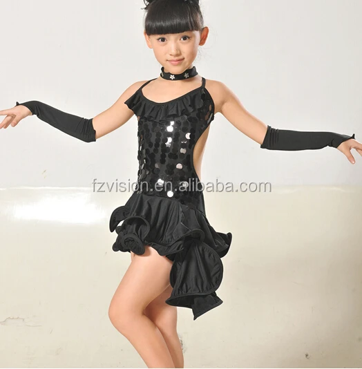 Popular Sequin Sleeveless Red Latin Dance Latin American Dancing