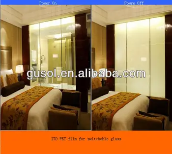 Electric Privacy Glass For Windows And Doors Pdlc Switchable Film
