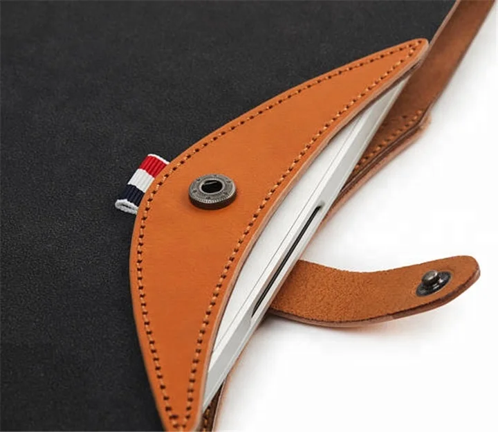 personalized leather computer bolsa