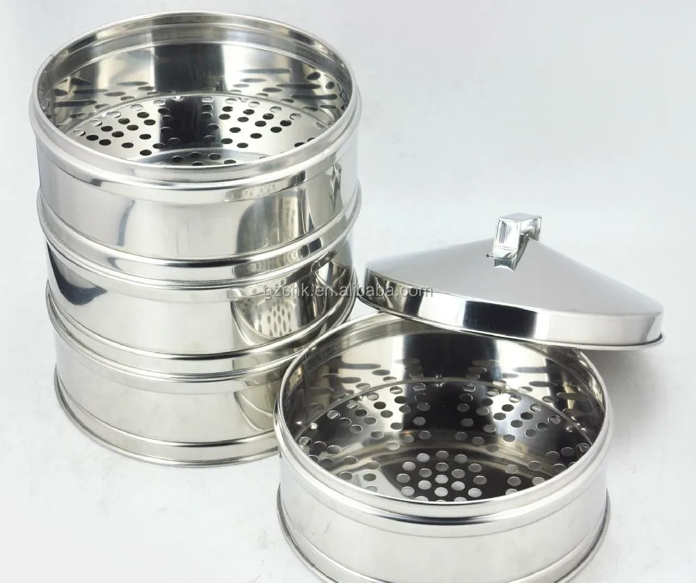 6 5chinese Design Small Dim Sum Steamer Stainless Steel Dim Sum