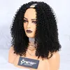 Many complements! Cheap Textured U-Part Wigs Kinky Curly lace wig