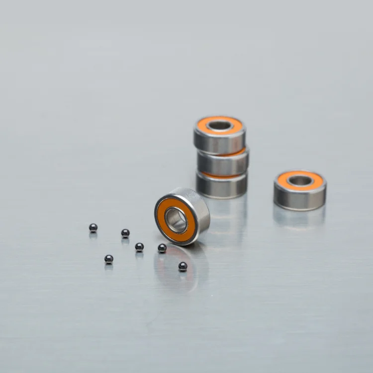 5x10x4 mm 10PCS ABEC7 Orange 440c CERAMIC Stainless Steel Bearing SMR105-2RS