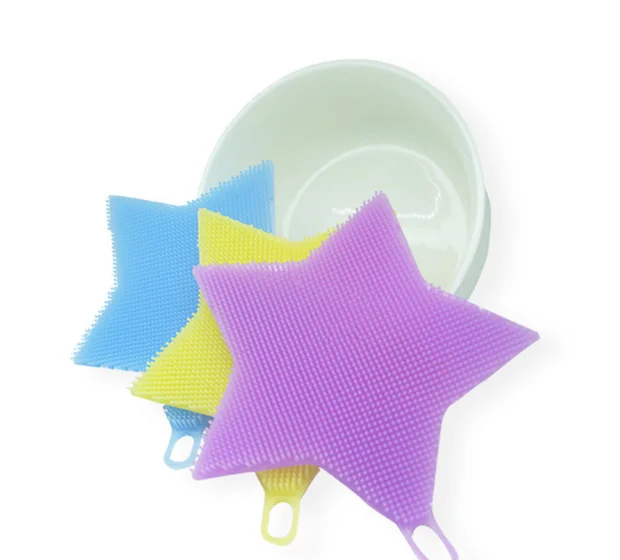 Foodgrade Antibacterial Non Stick Silicone Dish Wash Brush Dish Towel