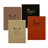 Laser Etched Professional Graduation Design Faux Leather Portfolio Gift Paper File Folder with Notepad