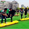 manufacturer training project land inflatable sail on the same tack for team building and group work for sale