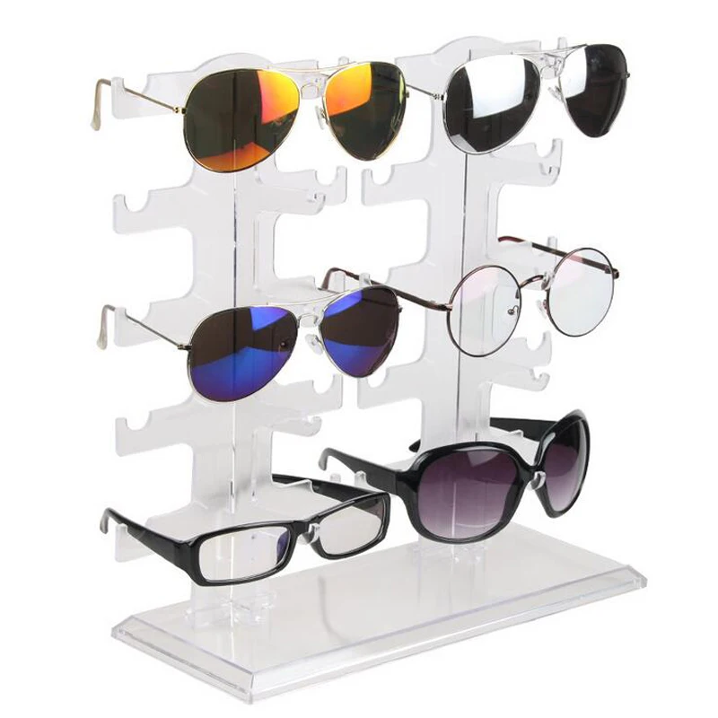 5 Layers Glasses Eyeglasses Sunglasses Show Stand Holder Frame Display Rack TR 