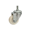 75mm Diameter White Wear-resisting Nylon Material Rotation Caster Wheel 3inch