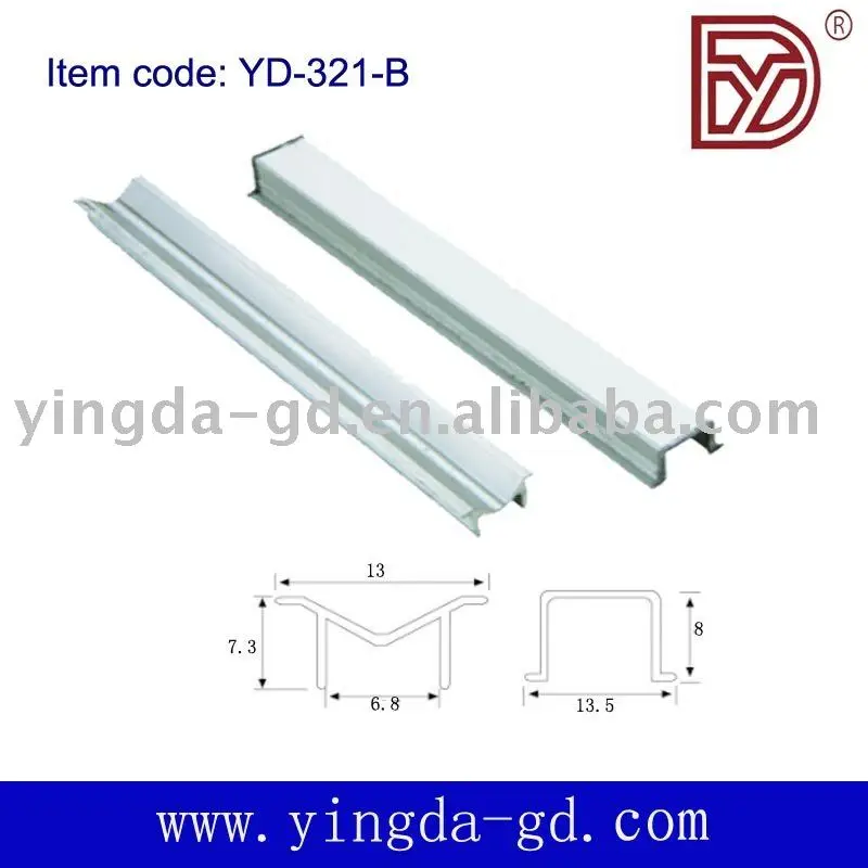Sliding Door Glide Track Aluminum Rail For Guide Door Gear Buy