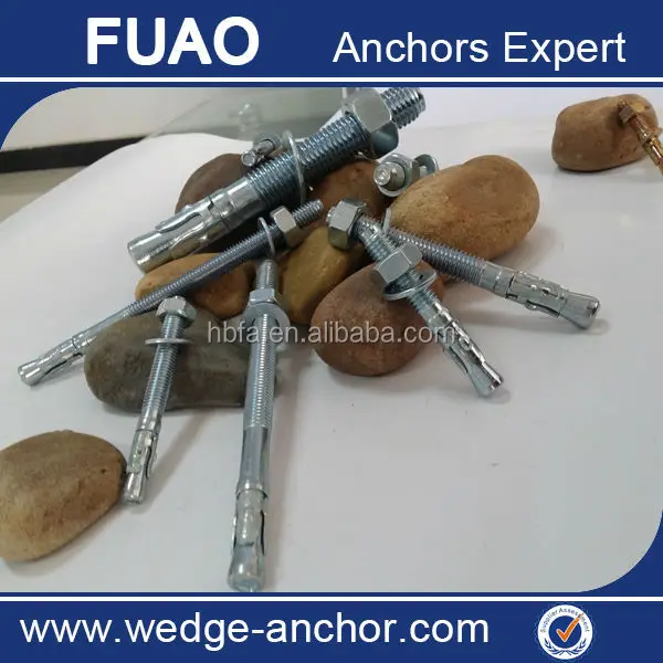 Wedge Anchor With One Clip/through Bolts/fastener Concrete Anchor Buy