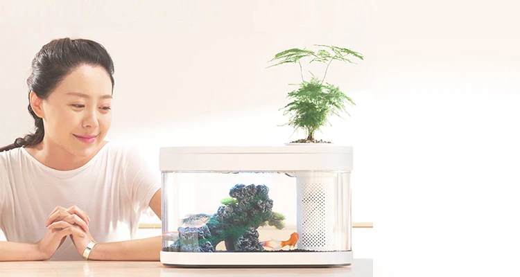 Xiaomi geometry fish tank aquaponics 