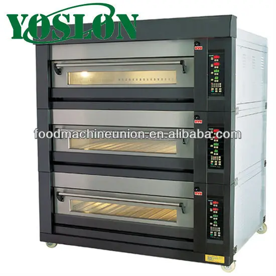 high quality luxury gas deck oven with micro- computer panel for sale