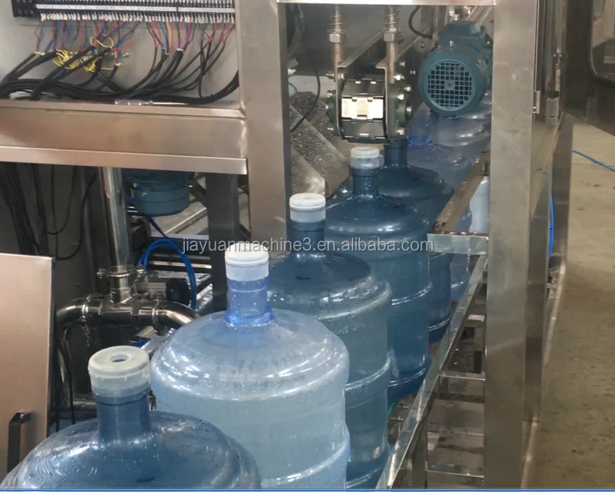 5 Gallon 20 Liter Water Bottle Filling Line / Filling Capping Machine