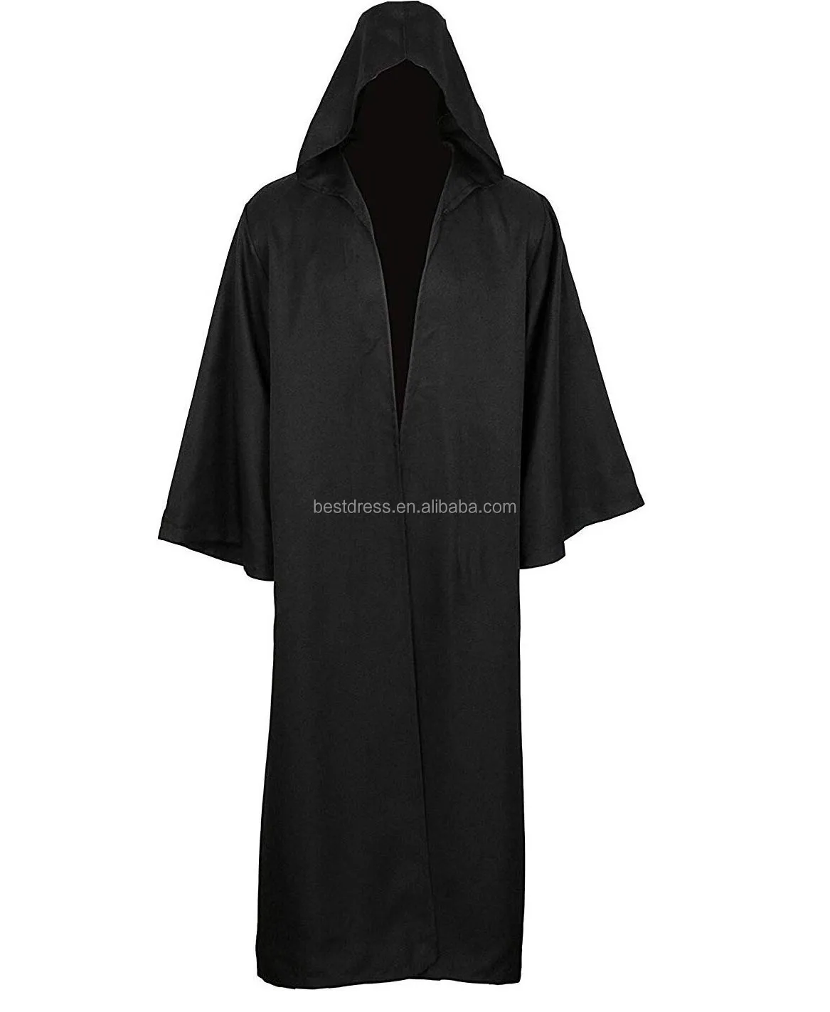 Men Hooded Robe Cloak Knight Fancy Cool Cosplay Costume 