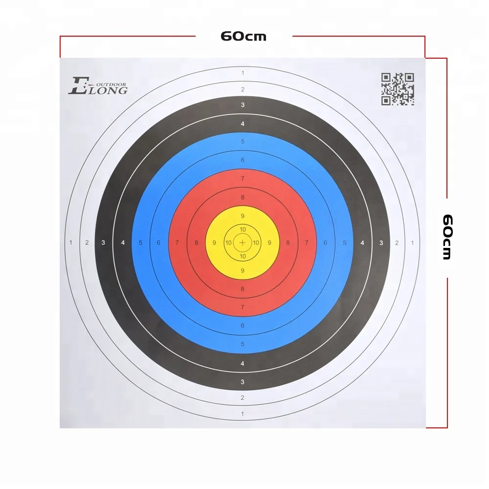 Archery Target Paper Face Archery Recurve Bow Target Face Shooting Use