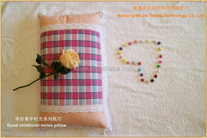 100% Cotton Cover Material And Body Part Shredded Memory Foam Pillow For Kids Of Manufacturer 