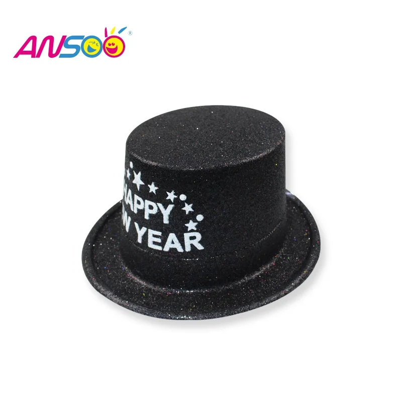 glitter top hat
