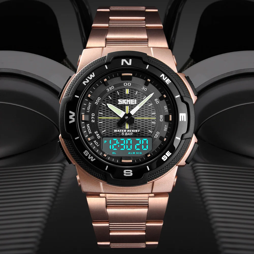Skmei Brand Watch Stainless Steel Hot Sale Men Wristwatch - Buy ...
