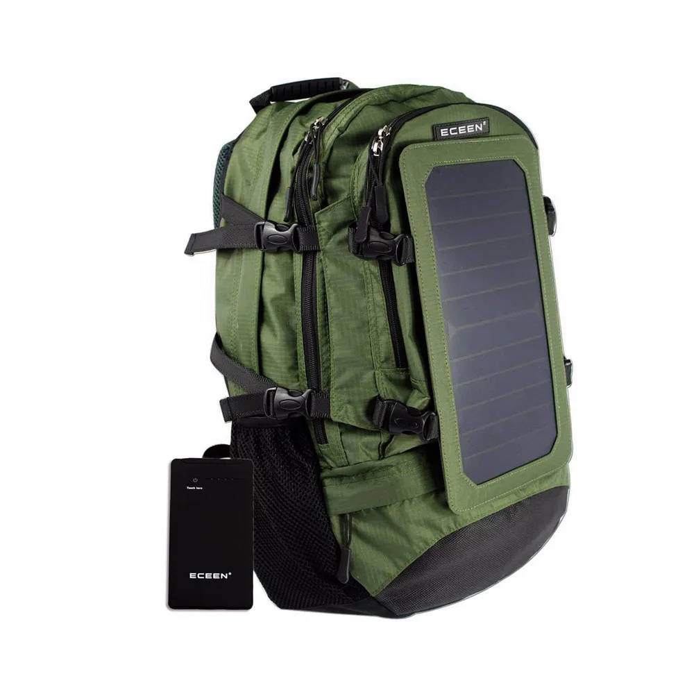 7w Sunpower Solar Charged Bag With Padded Shoulder Strap - Buy Clear