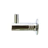 Tap Contemporary Chrome Robe Hook with Back plate Bathroom Round Coat and Hat Wall Mounted Hook Bathroom Accessories Towel Hook