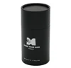 China OEM recyclable black paper tube package box