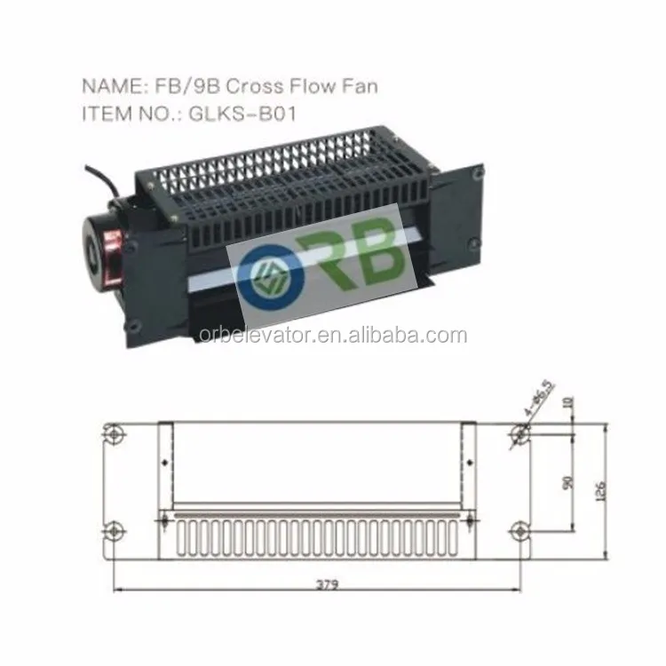 エレベーター換気部品エレベーター送風機ファンエレベータークロスフローファンfb 9b価格 Buy エレベーターファン、エレベーター送風
