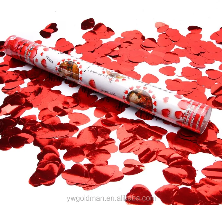 Red Heart Wedding Confetti Adult Party Popper Buy Wedding Party