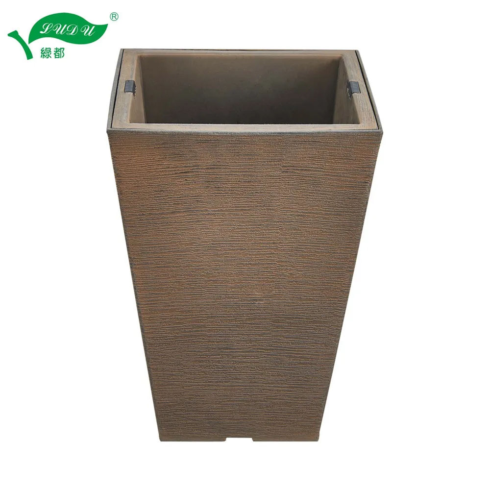 New Item Kd9941kd9943 Plastic Flower Pot With Inner Pot Self Watering