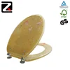 Factory supply slow close poly resin toilet seat