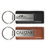 Promotional Gift Custom Car Leather Keychain Keyring With Logo