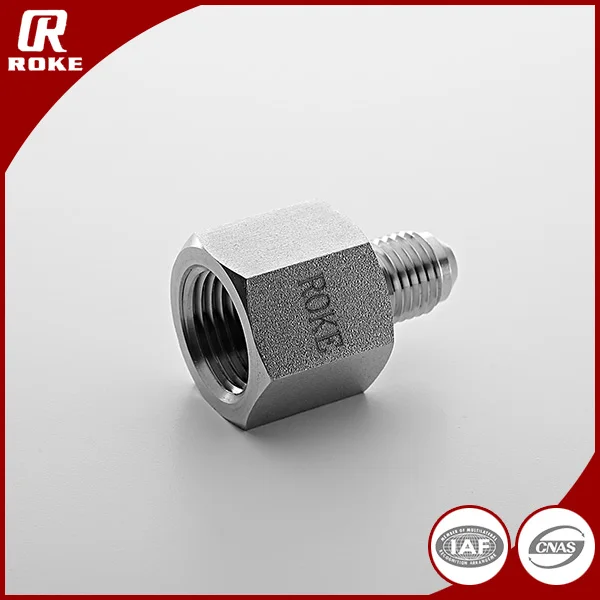 Asme B31.1 And B31.3 Stainless Steel Adaptor Flared Fittings For Gas