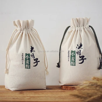 Personalize Recycle Cotton Flour Package Sack Bag For Personalize Recycle Cotton Flour Package Sack Bag For