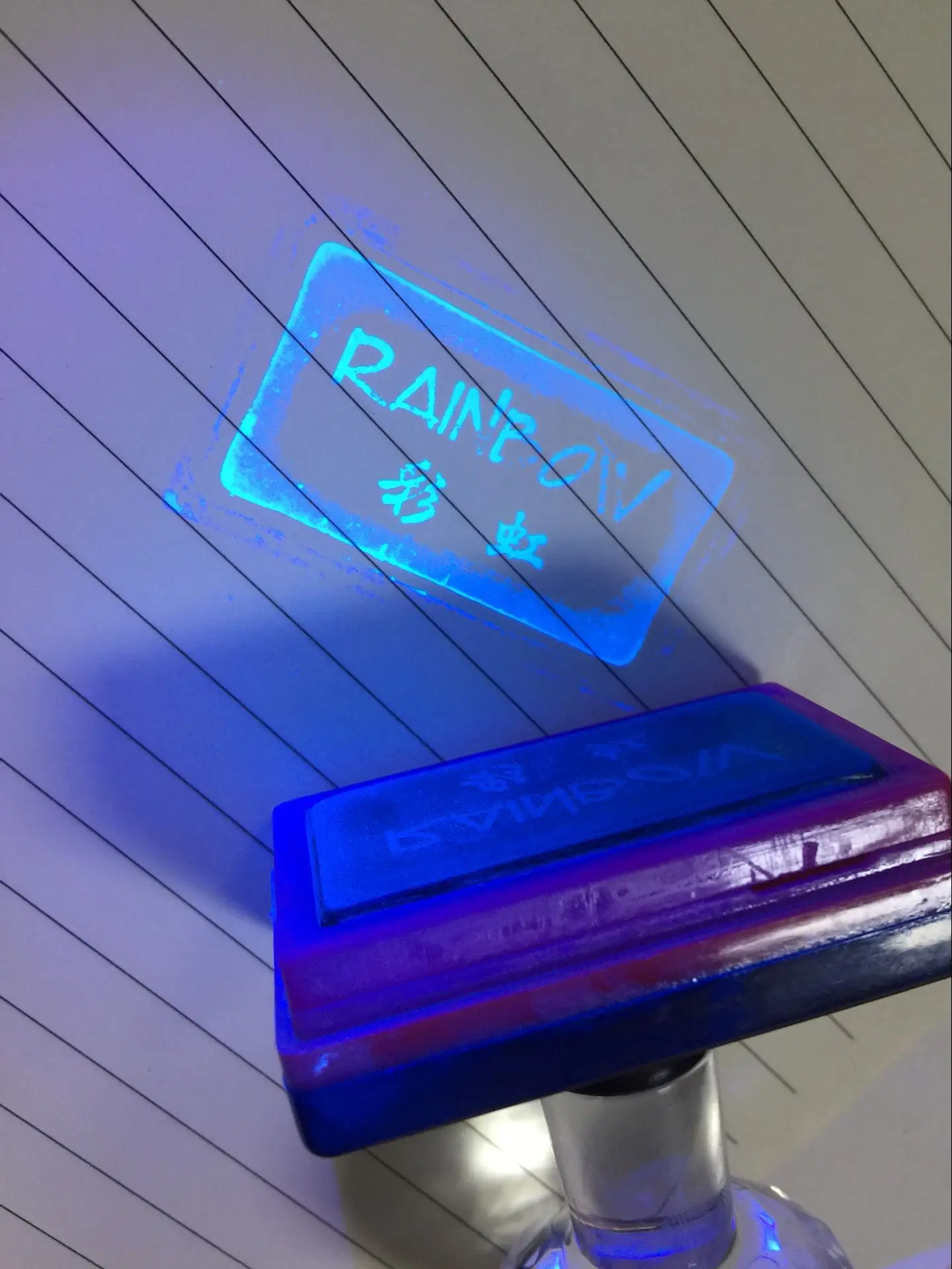 Toy Stamp,Red Invisible Uv Ink,Used For Security Stamp Pad Buy Stamp