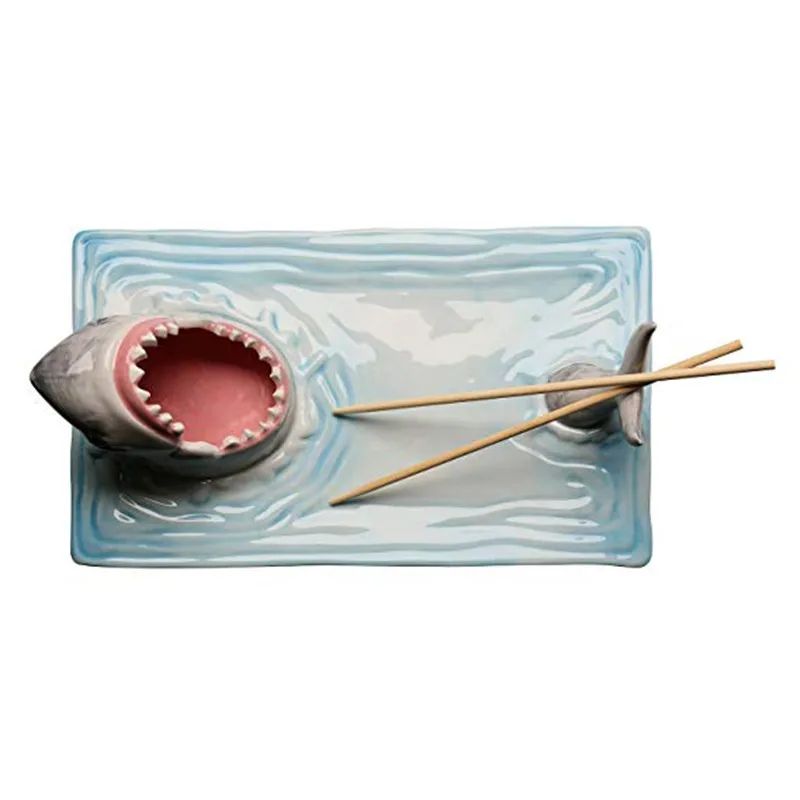 Creative Shark Attack Ceramic Fish Sushi Serving Platter Buy Serving