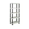 GD3179 Hot Sale 5 tier storage rack multi-level shelf Sales Promotion stackable Rugged shelves for market garage storage