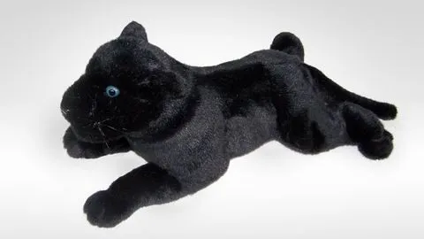 panthere noir peluche