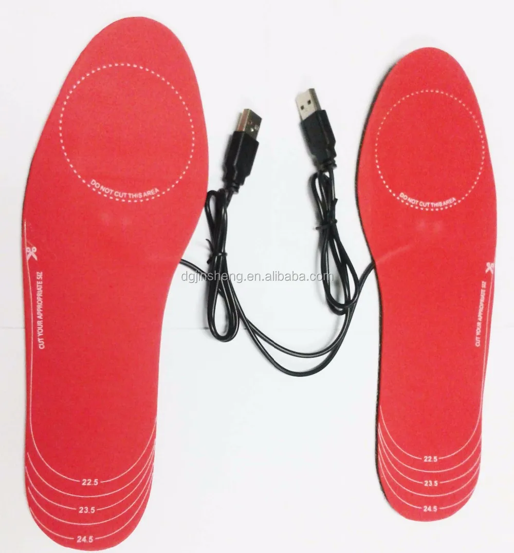 semelles chauffantes rechargeables