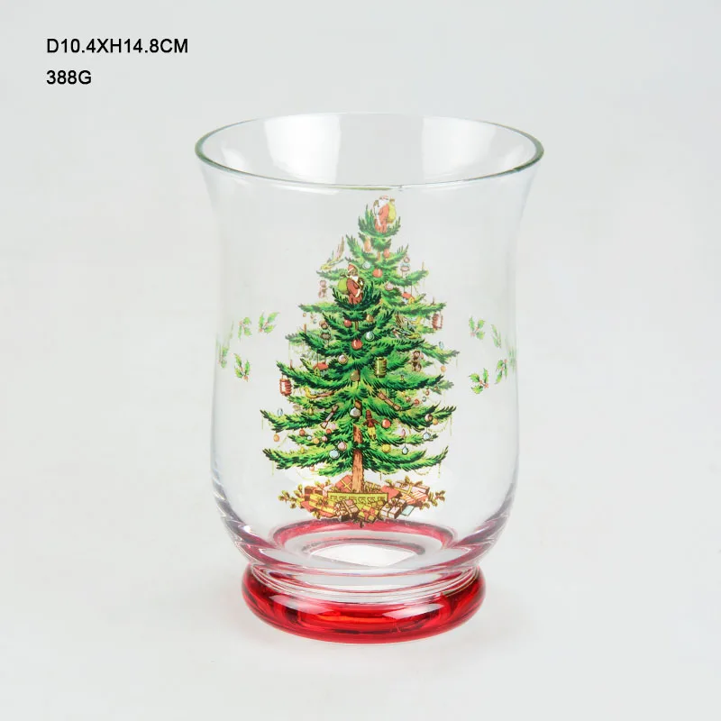 Wholesale Large Hurricane Glass Jar Candle Holder 5 Diameter 8 H