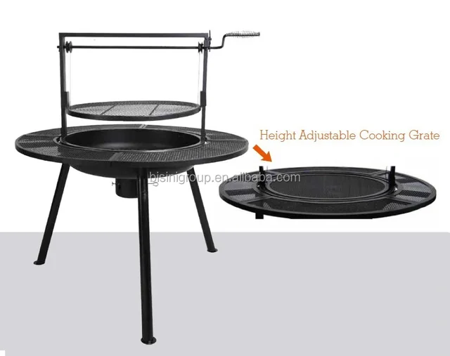 Adjustable Ponderosa Charcoal Barbeque Pit Bf10 M568 Buy Bbq