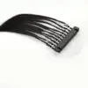 New products easy to fast install 30 minutes make full head remy virgin 6D hair extensions machine with 6D hair extension