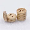 natural laser Bamboo button