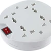 250V Rated Voltage and 13A Rated Current with switch round power socket