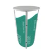 acrylic display rack round retail display table