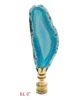 Agate slice lamp finials/lamp parts hardware use for portable lamps 4.0 inches height