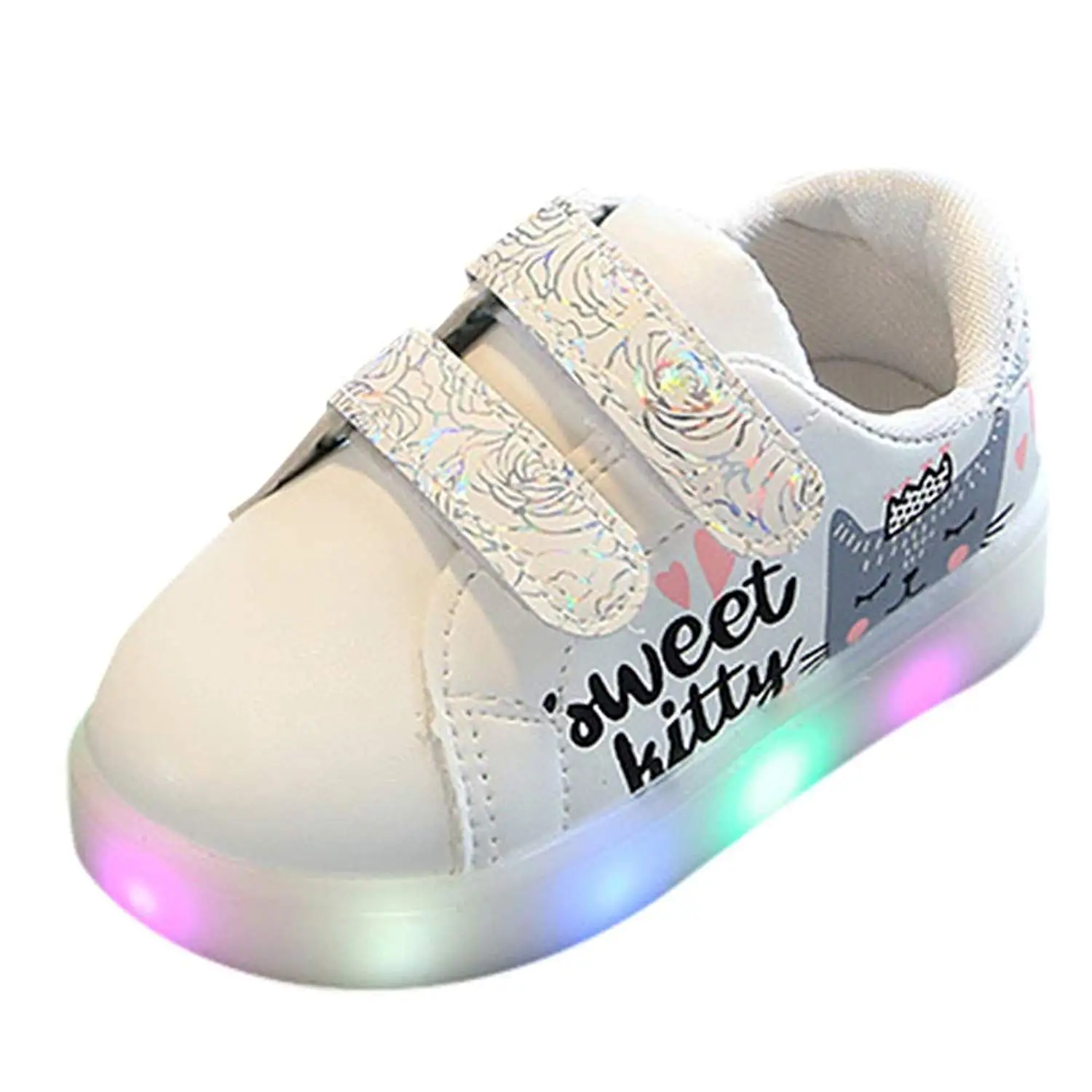 Kids Sneakers Cute Dog Original Slip-On Shallow Loafers Elastic Sport Flyknit Shoes