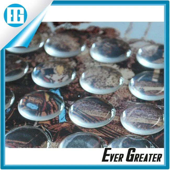 Custom Epoxy Resin Clear Dome Sticker 3d Printing Epoxy Resin Label